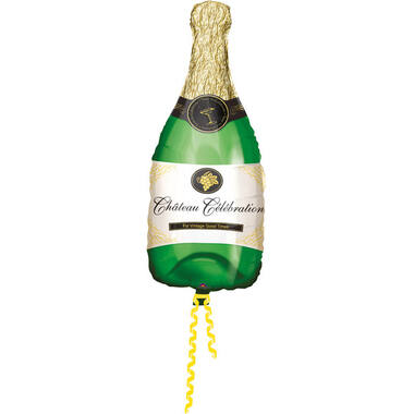 Foil Balloon - Mini Shape - Sparkling wine bottle - 23 cm